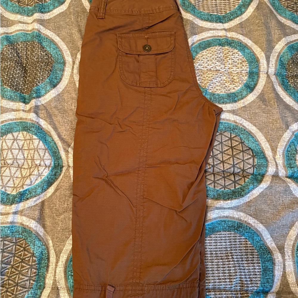 Apt. 9 Casual Brown Capri Pants
